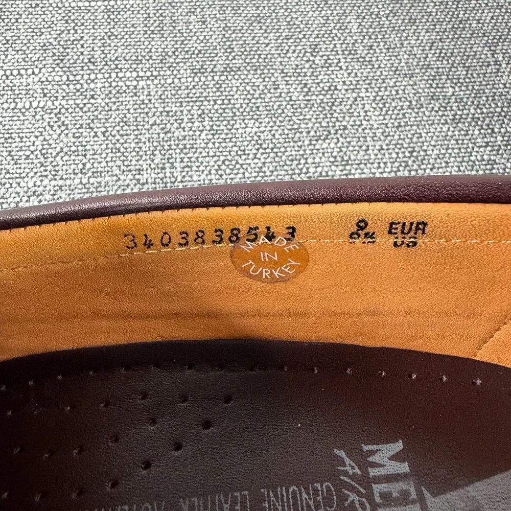Mephisto Spinnaker Loafers Mens 9.5 Brown Leather Air-Relax Penny Moccasins 0814